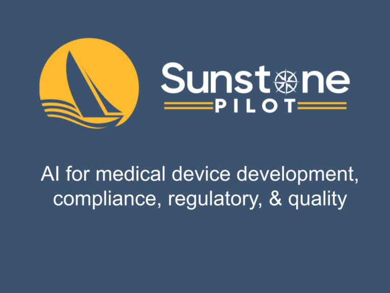 AI for medical device development, compliance, regulatory, & quality